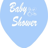 Baby Shower balónek světle modrý kluk